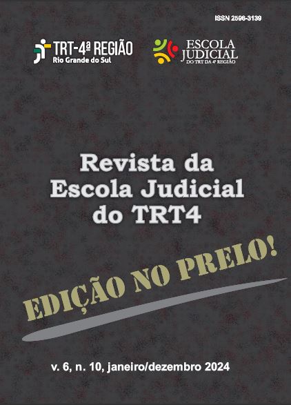 					Visualizar v. 6 n. 10 (2024): A COMPETÊNCIA CONSTITUCIONAL DA JUSTIÇA DO TRABALHO E A JURISPRUDÊNCIA DO STF
				